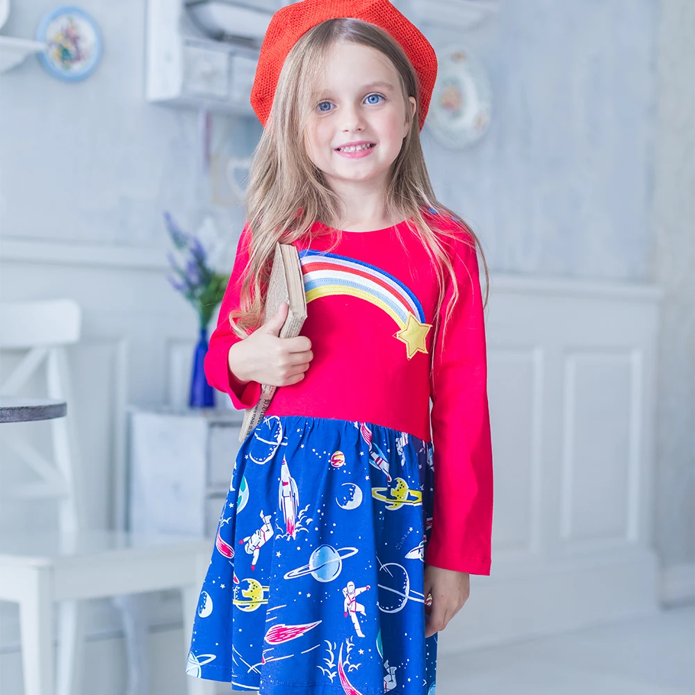 Baby Clothes Girls Dresses 2018 Autumn Winter Long Sleeve Girl Dress Children Clothing Kids Cotton Tunic Jersey Princess Dress цена Baby Clothes Girls Dresses 2018 Autumn Winter Long Sleeve Girl Dress Children Clothing Kids Cotton Tunic Jersey Princess Dress цены онлайн