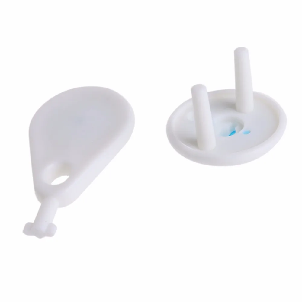 6Pcs Power Baby Electric Lock Outlet European Russian Standard 2 Plug Baby Child Infant Kids Plug Covers Safety in Socket