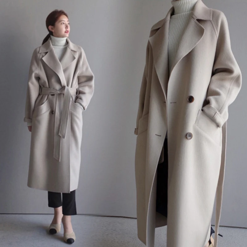 White Veste En Vêtements Manteaux 2019 Laine White Manteau apricot black Abrigo Coréenne thicken thick Apricot Surdimensionné Femelle My2284 Cru Mujer D'hiver black Femmes Automne De A7dqUwzU