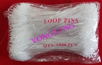 

1000piece/lot 9 inch(228mm) PP material loop pins handwork Garment Accessory transparent color