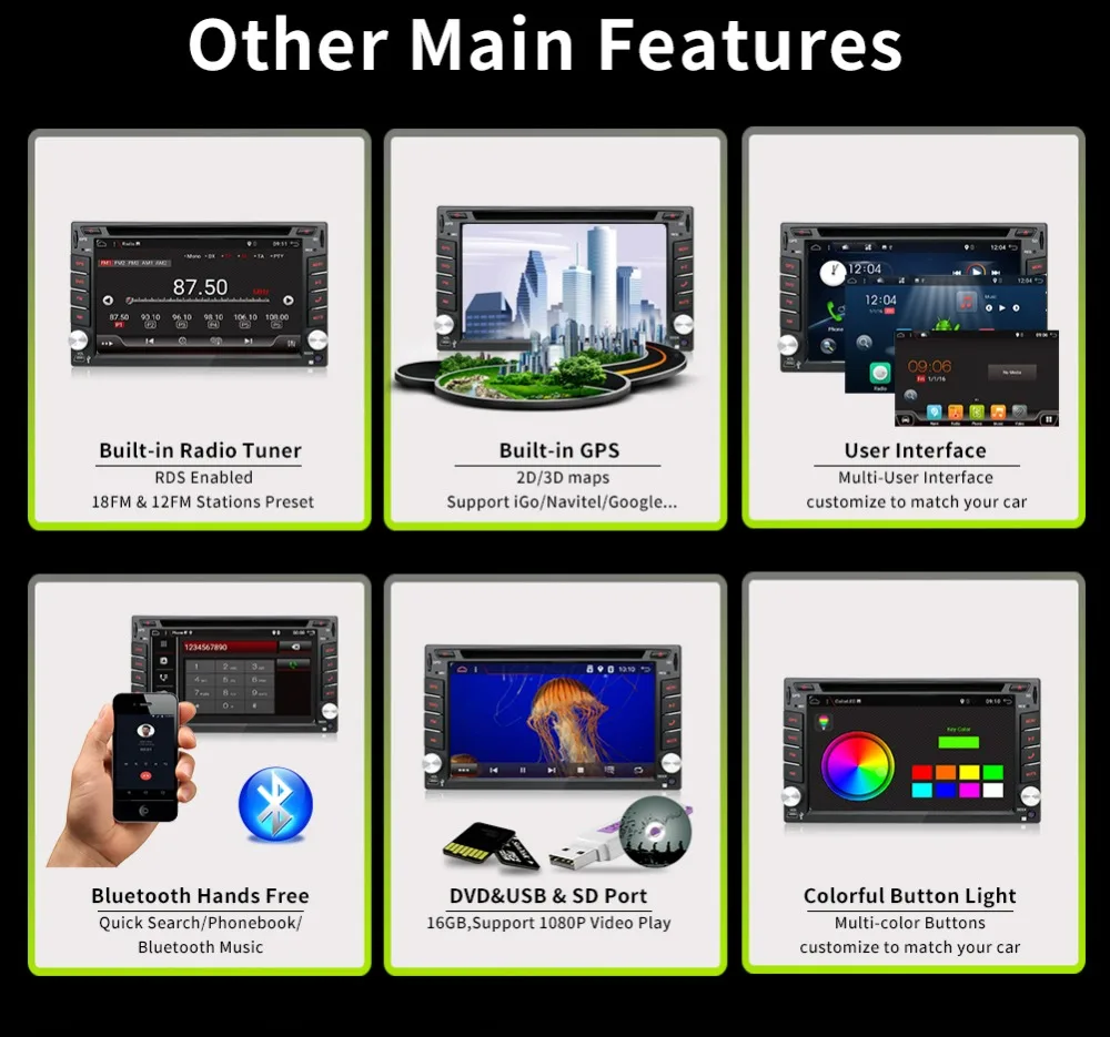 Sale Bosion 2 Din Android 7.1 Car Multimedia Player Car DVD Radio GPS Navigation Autoradio Bluetooth 3G WIFI USB SD Head unit Camera 14 Sale Bosion 2 Din Android 7.1 Car Multimedia Player Car DVD Radio GPS Navigation Autoradio Bluetooth 3G WIFI USB SD Head unit Camera 14