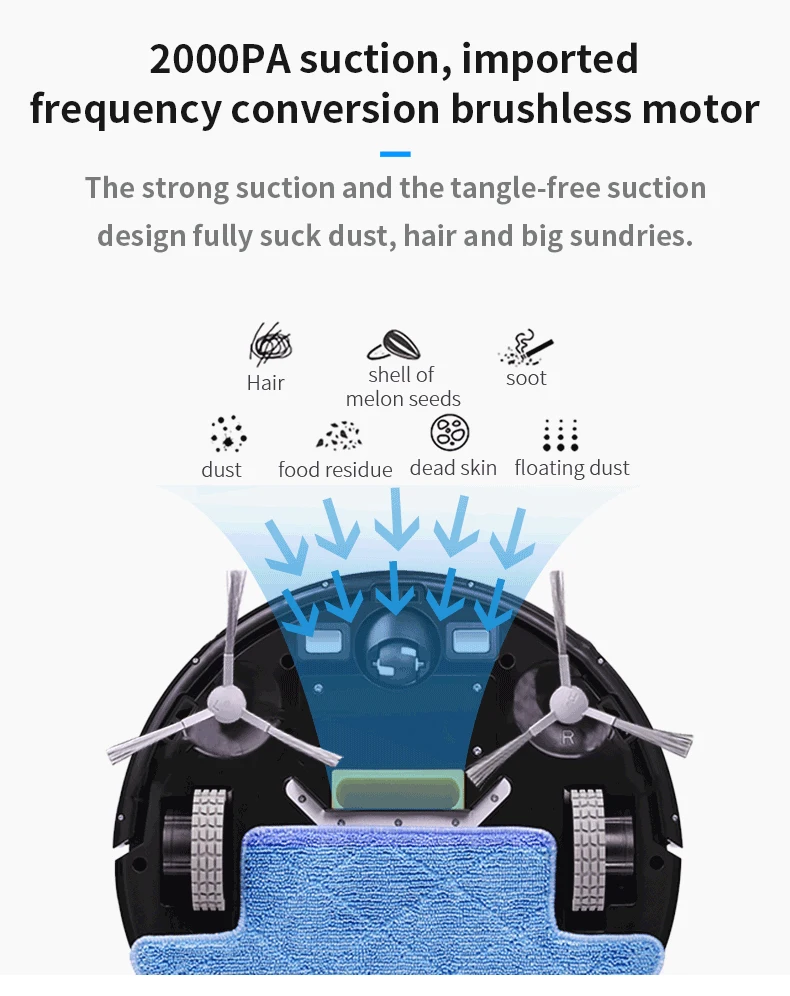 Оригинальный molisu V8S PRO робот пылесос с подметанием и уборкой roborock умный запланированный моющий робот Aspirador