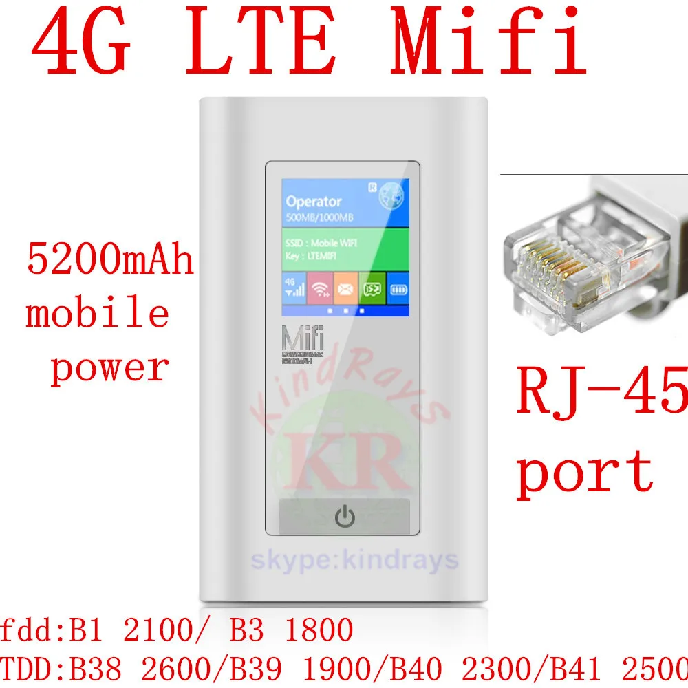 

unlocked 4g 3g wifi router rj45 pocket router with 5200mAh Power Bank lte Wifi Router Wireless hotsport Dongle pk e5770 e5776