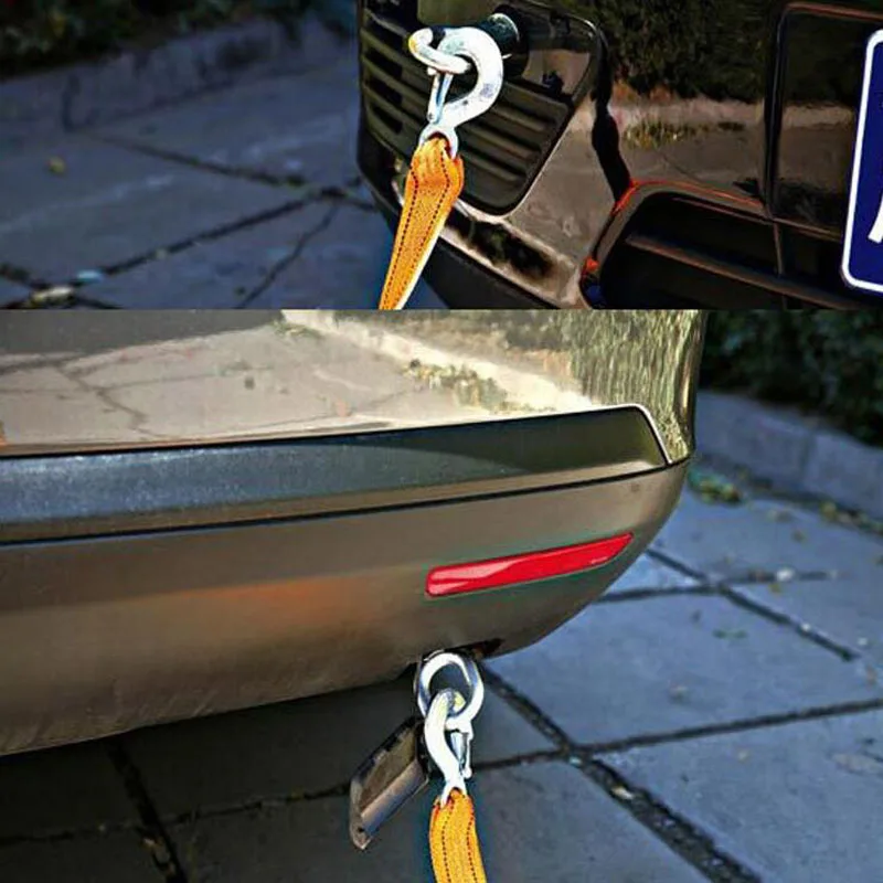 Y1G 5 طن 4 متر حبل للسحب لشاحنة انتزاع حزام على الطرق الوعرة سحب الحبال مقطورة ونش كابل حزام سيارة الجر