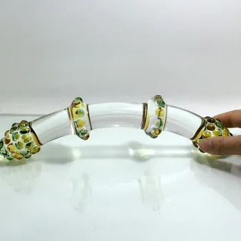 Crystal Glass Long Dildo Penis Adult Sex Toys Anal Dildo Penis Suction Dildo Sexe Toy Femme Anal Plug Glass Butt Plug Sex Toys 6