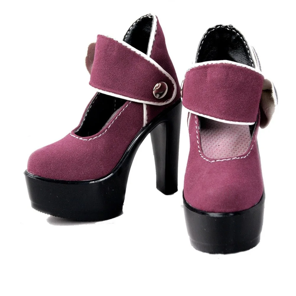

[wamami] 52# Purple 1/3 DOD AOD SD BJD Dollfie High Heels Synthetic Leather Shoes