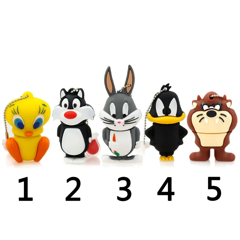 USB флеш-накопитель 64 ГБ 32 16 8 4 новый стиль разнообразные милые Мультяшные Горячая