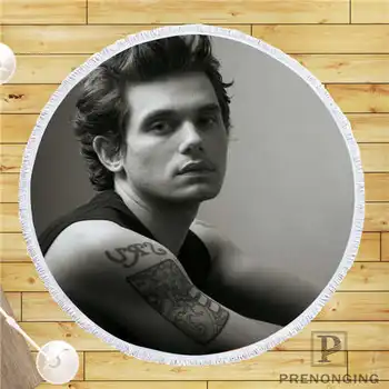 

Custom DIY Customized Microfiber Fabric John Mayer (1)@ Round Beach Blanket Towel Printed on Demand 150cm #19-01-28-4-116