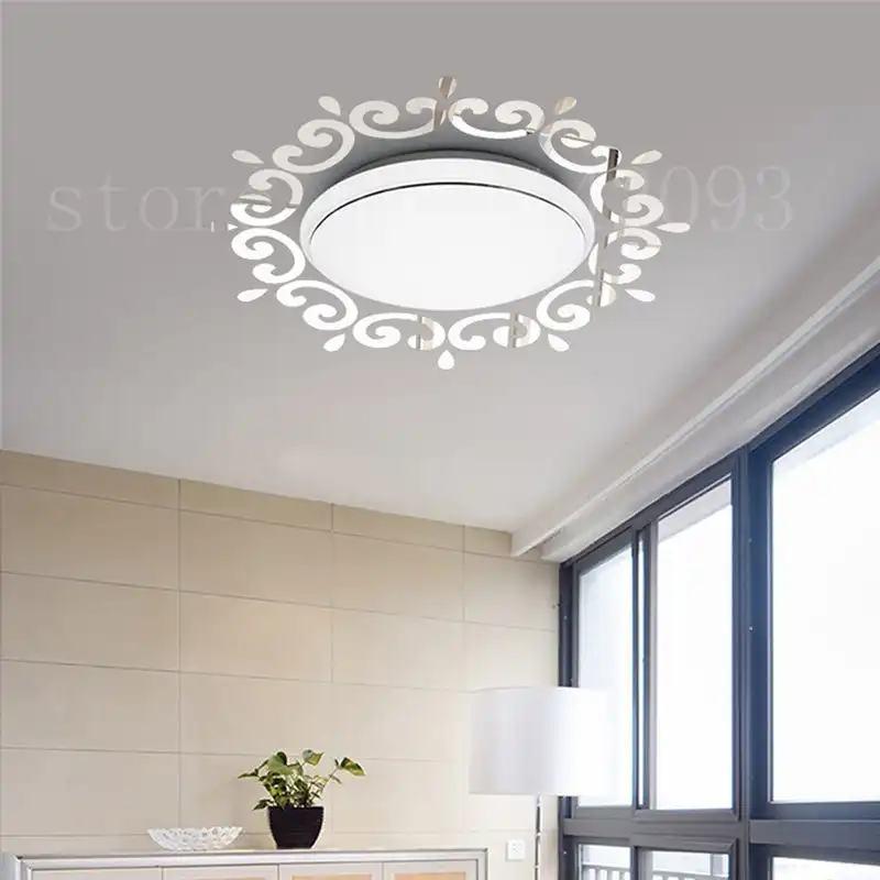 3d Mirrors Wall Stickers For Living Room Decoration Diy