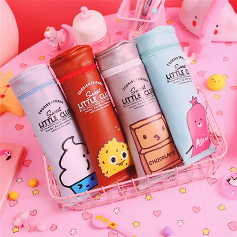 

Creative Three-Dimensional Toothpaste Pencil Case Multifunction Cylindrical Pencil Box Student Pencils Pouch Stationery