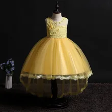 Vestidos/платье для девочек с цветочным рисунком; Детские платья в пол; платья для девочек; праздничная одежда для девочек на день рождения