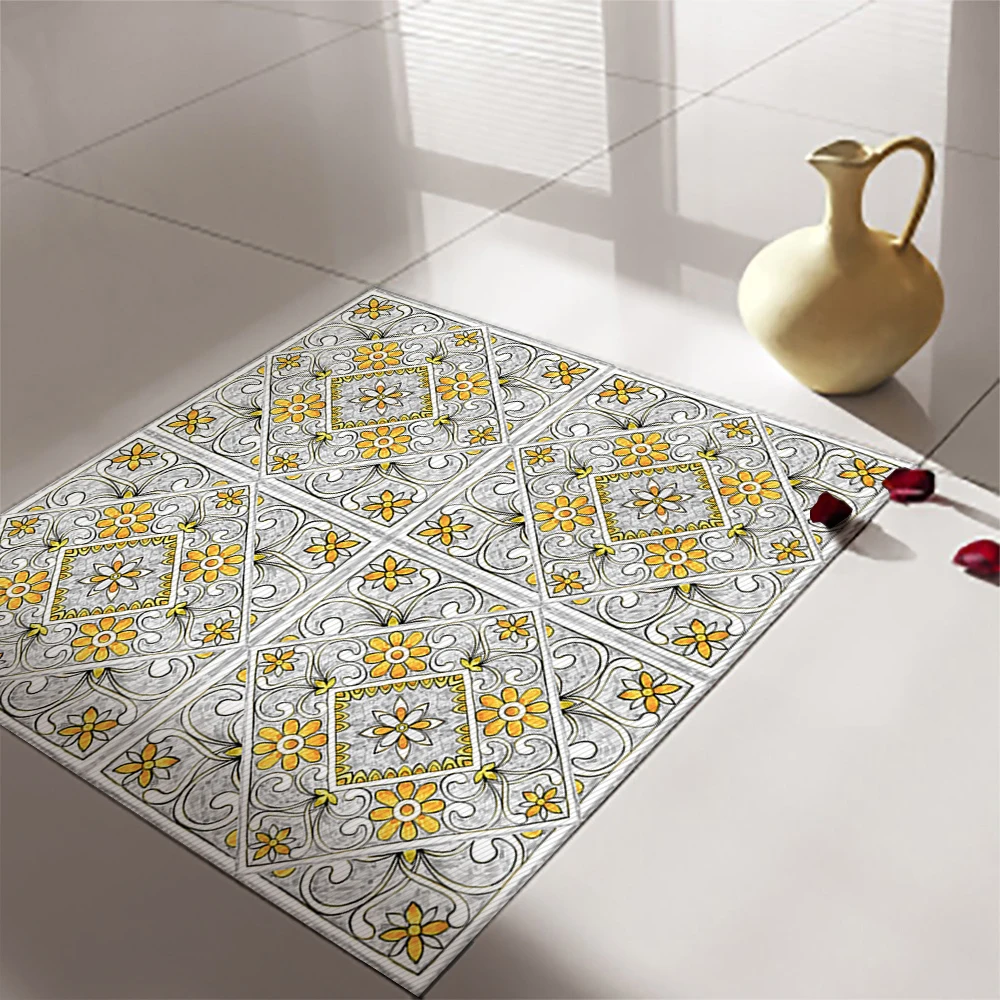 

Funlife Anti-Slip Self-Adhesive Waterproof Peel and Stick DIY Removable Italy Floor Sticker Wall Sticker Bathroom Kitchen DB118