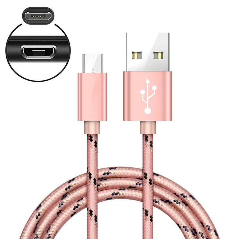 Yoobao-YB423-Micro-USB-Cable-2A-Metal-Nylon-Braided-Wire-USB-Charger-Sync-Data-Cable-Mobile_