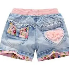 Летние модные детские джинсовые шорты короткие шорты из хлопка с алмазным песком для девочек, детские повседневные джинсовые шорты от 4 до 15 лет