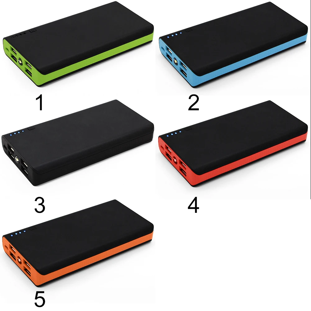Чехол пластиковый 4 usb порта power Bank держатель батареи браслет корпус