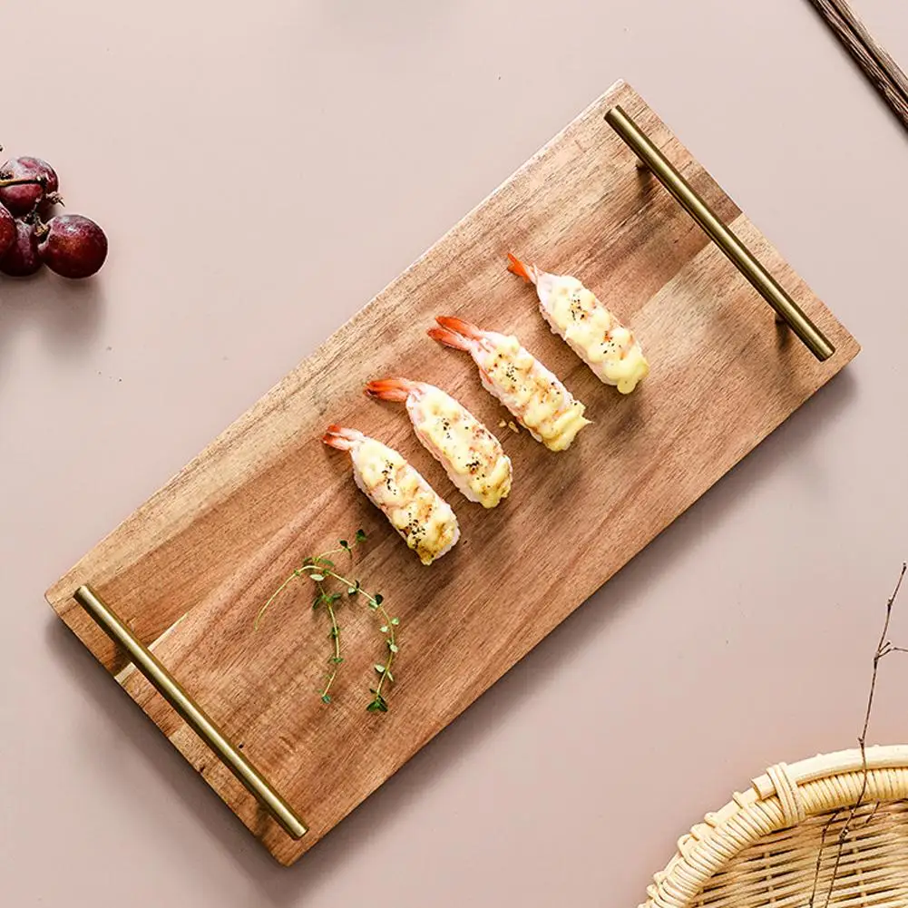 

Bamboo Kongfu Tea Accessories Japan Style Rectangle Sushi Serving Trays Multi-Use Eco Storage Trays For Food/Tea