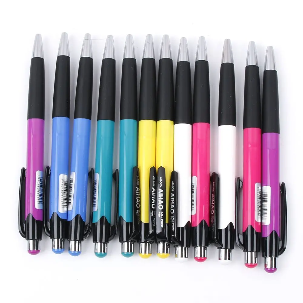 

12Pcs/set Blue Ink Ballpoint Pen Kawaii 0.7mm Blue Stationery Pen For Kids Office School Supplies Estojo Escolar