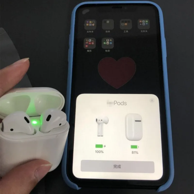 NEW w1 chip Mini 1:1 TWS brand mini wireless Bluetooth headset charging box for iP S 7 8 X XS Max Pad Mac watch with retail box