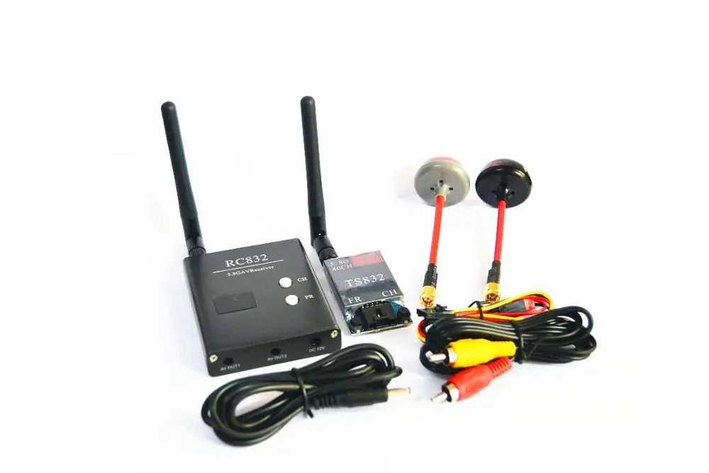 FPV 5,8G 600mW RC832 TS832 TS835 40/48 CHWireless AV TransmitterReceiver 5,8G поляризованная антенна Fatshark для RCAntenna - Цвет: RCTS83240chfatshark