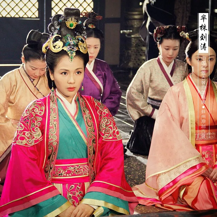 Us 30 0 Mishu Liu Tao 2015 Newest Tv Play Legend Of Mi Yue Ancient Qin Empress Xuan Gorgeous Stage Costume For Spring Festival Gala Stage