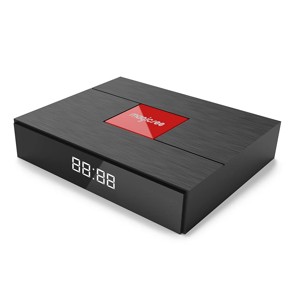 Magicsee C400 Plus Smart TV Box Android 7.1.2 Amlogic S912 Hybird S2+T2+C TV Box 3GB 32GB Dual WiFi 100Mbps BT4.1 PVR Recording