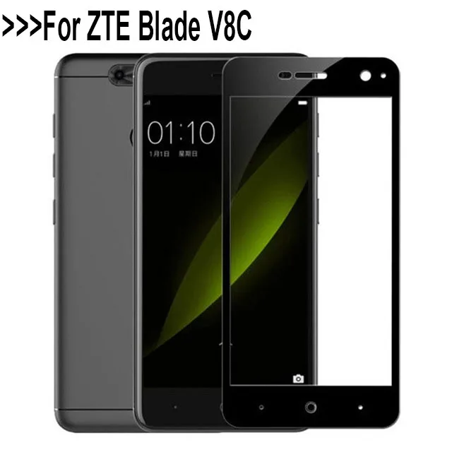 

3D Tempered Glass For ZTE Blade V8C Full Coverage Screen Protector Protective Film For ZTE V8C V8 C 5.0 inch