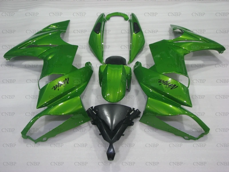 ER6F 2009 2011 пластик Обтекатели 09 10 обвесы для Kawasaki ER 6F черный обтекатель|Пластиковые