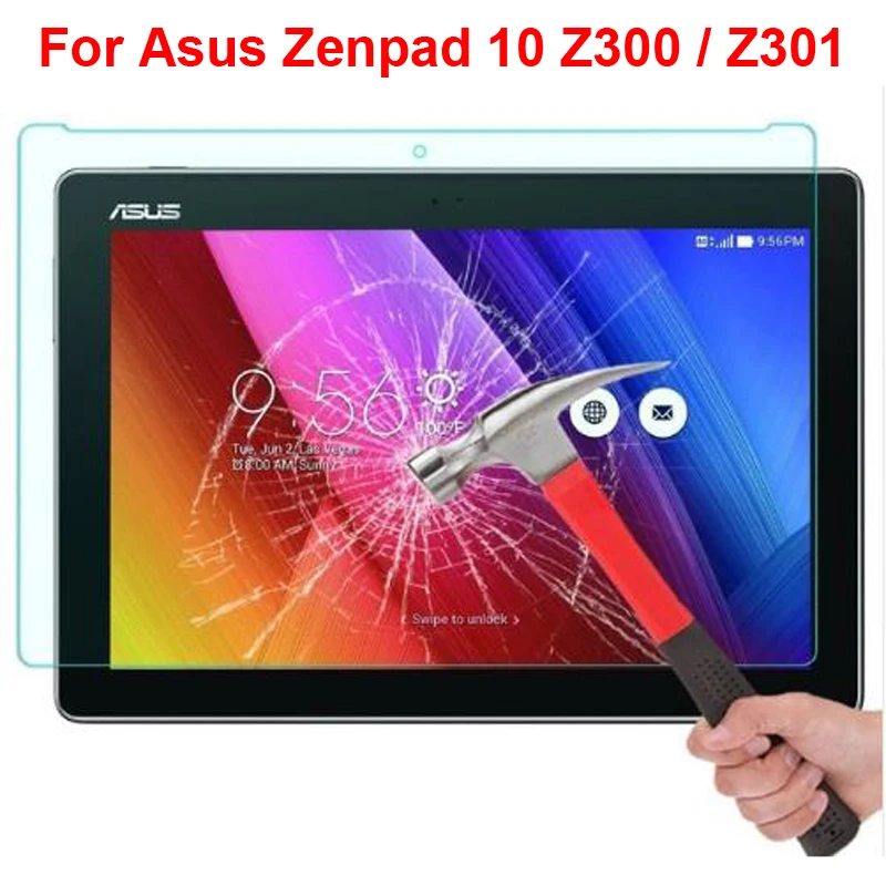 

Tempered Glass Screen Film For Asus zenpad 10 Z300 Z300C Z300CL Z301 10.1" Tablet Screen Cover Protector Zenpad10 Screen Guard