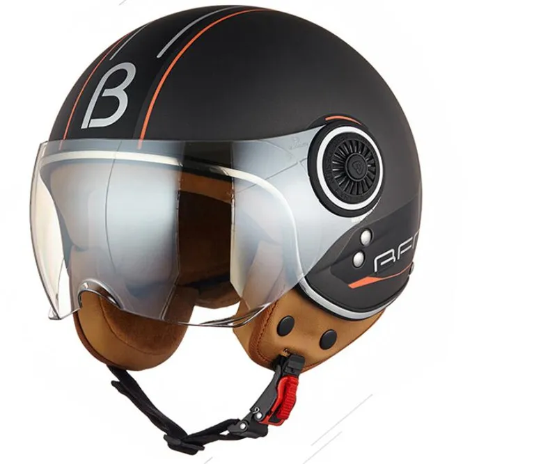 BEON мотоциклетный шлем Chopper 3/4 с открытым лицом винтажный мото Casco Capacete скутер