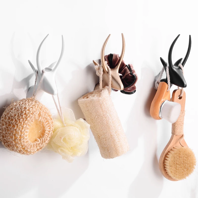 Robe Hook Black Bathroom Hook for Towels Key Bag Hat Decorative Deer Head Clothes Coat Hook Rack Wall Hanger Bathroom Hardware Robe Hook Black Bathroom Hook for Towels Key Bag Hat Decorative Deer Head Clothes Coat Hook Rack Wall Hanger Bathroom Hardware