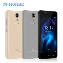 M HORSE Power 1 โทรศัพท์มือถือ 5.0 นิ้ว 5050mAh Android 7.0 1GB RAM 8GB ROM MTK6580 Quad Core dual 5MP กล้อง 3G สมาร์ทโฟน