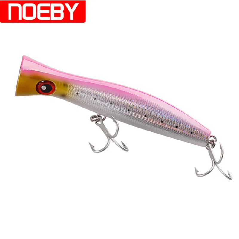 NOEBY Señuelos de Pesca 200mm/115,2g Popper cebo Francia VMC gancho Isca Artificial Para Pesca Peche leurre Swimbait NOEBY Señuelos de Pesca 200mm/115,2g Popper cebo Francia VMC gancho Isca Artificial Para Pesca Peche leurre Swimbait