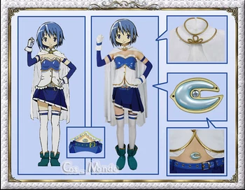 

Puella Magi Madoka Magica Sayaka Miki cosplay costume customize for any size