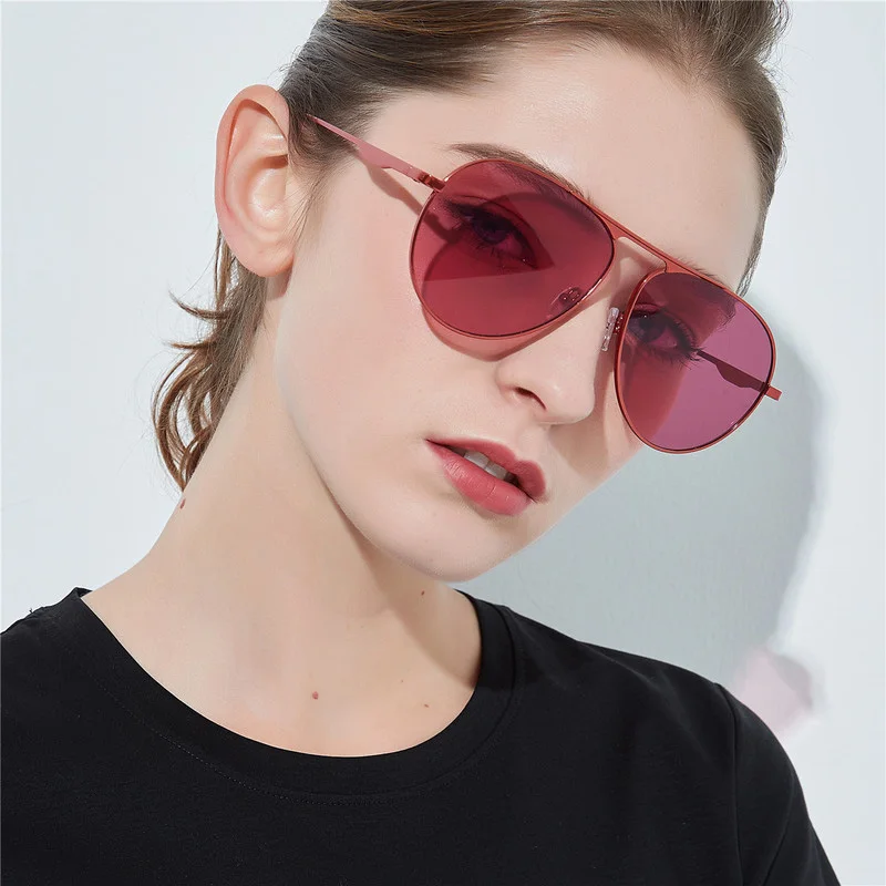 

KEHU Round Alloy Sunglasses Women Vintage Glasses Lady Luxury Ocean Lens Eyeglasses Mirror Oculos De Sol K9962