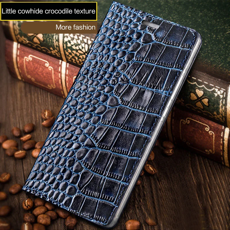 Wangcangli брендовый чехол для телефона из натуральной кожи крокодила плоский текстурный чехол для телефона для Xiaomi mi X ручной работы чехол для телефона
