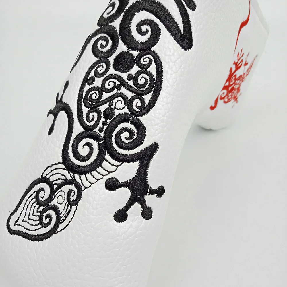Gecko Embroidery Golf Club Headcover for Blade Golf Putter Protector 4Colors9