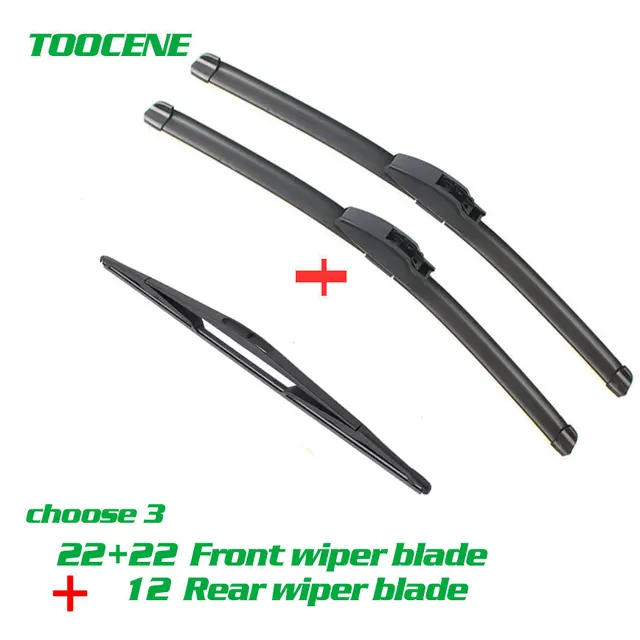 Front and Rear Wiper Blades For Chevrolet Trailblazer 2008 2009