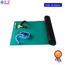 Высокое качество Горячая окружающей среды зеленый пыли резиновая антистатический столик pad/Коврики