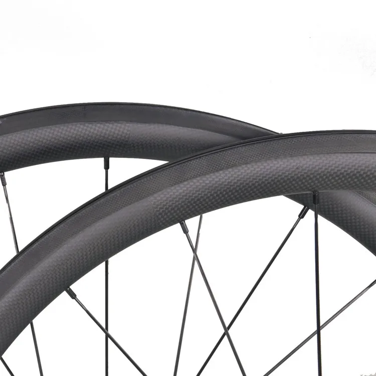 Top Sapim CX-Ray 700C 25mm Width 38mm depth Clincher Carbon bicycle wheels Road Bike wheelset 3K Matt 5