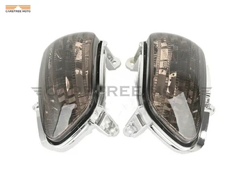

Smoke Motorcycle Front Turn Signal Lights Lens Case for Honda Goldwing GL1800 2001-2014