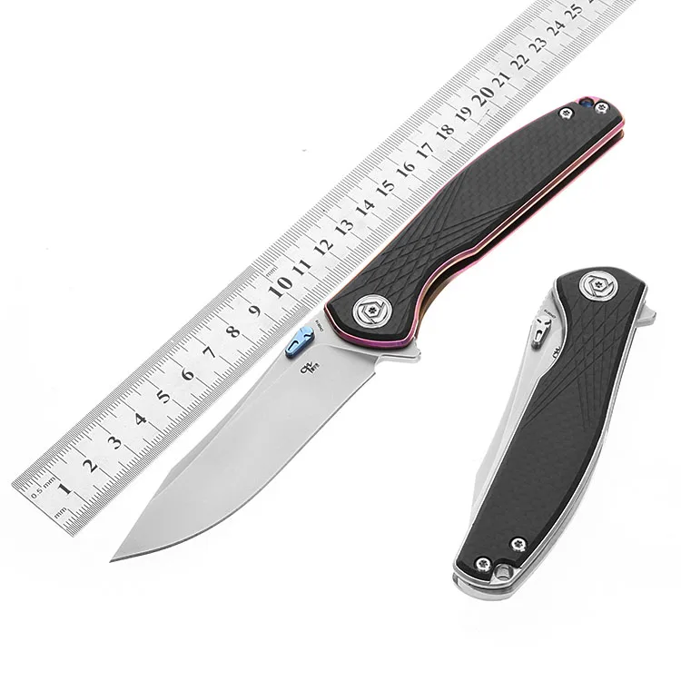 

CH 3516 Folding Knife S35VN Blade Titanium carbon fiber Handle Camping Hunting Collection Survival Outdoor EDC Hand Knife CH3516