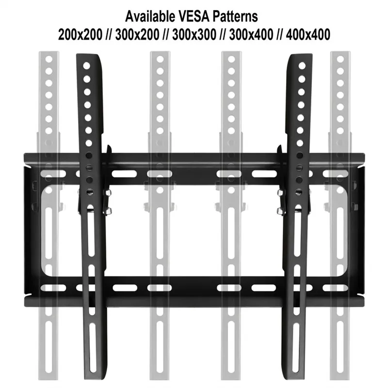العالمي 26-55 بوصة رف لتثبيت التليفزيون على الحائط ثابتة شقة شاشة تلفزيون مسطحة إطار LCD شاشة LED شقة شاشة تلفزيون مسطحة حامل حامل قابل للتعديل