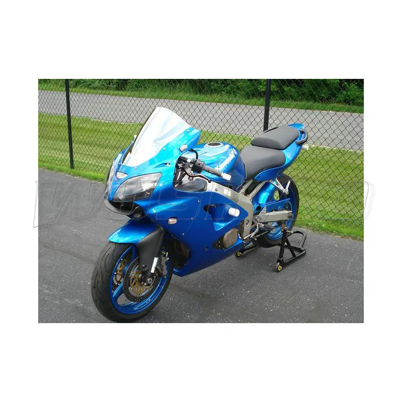 Мотоцикл Double Bubble лобового ветер Экран для 2000 2001 2002 Kawasaki Ninja 636 ZX6R ZX-6R ZX 6R Черный Iridium - Цвет: Chrome