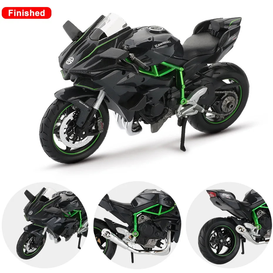  Maisto Alloy 1:12 Assembly Motorcycle Model Toy 3D Assembled Motor Bicycle H2R Building Kits Access