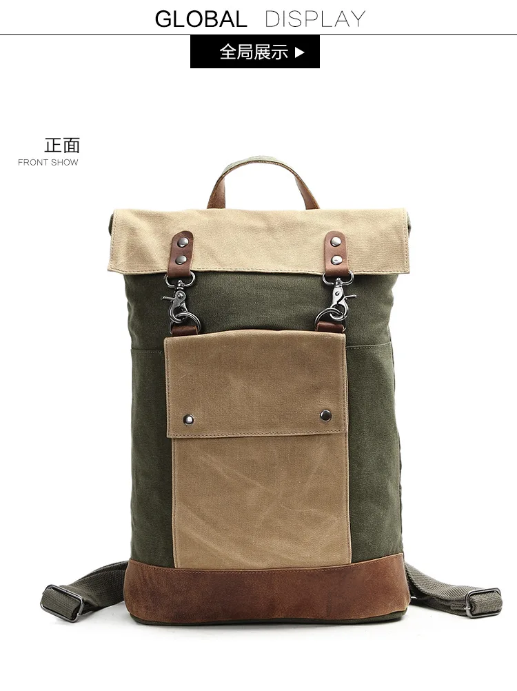 thick canvas backpack