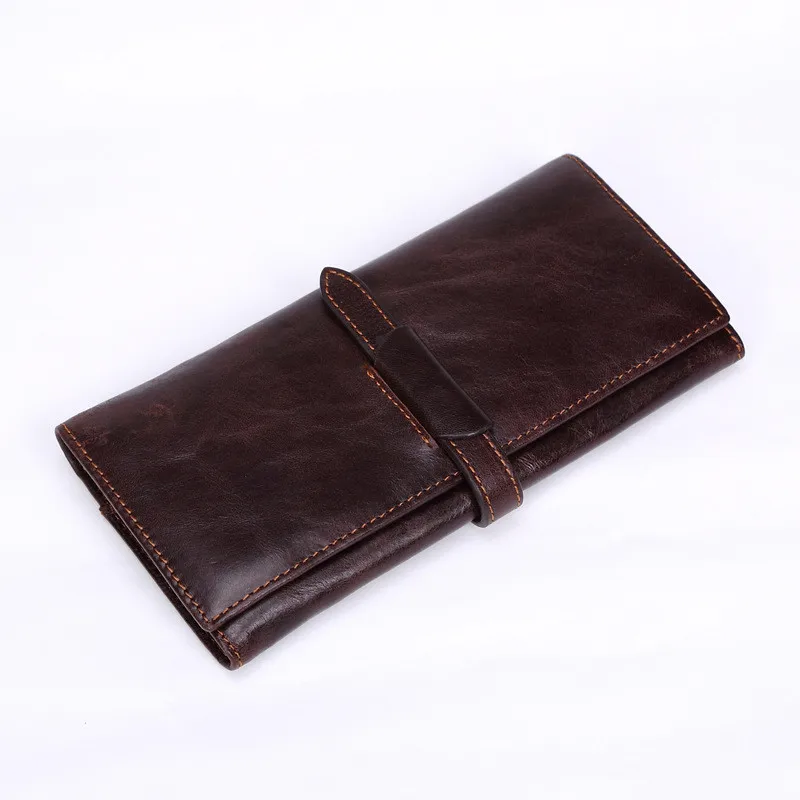 

Genuine Leather Wallet Men High Quality Fashion Clutch Bag Men Purse Leather Cell Phone Wallet For Men