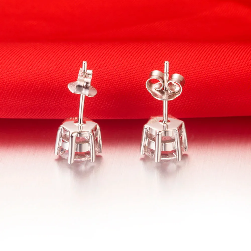 Aliexpress 0 6ct Each Round Cut Flawless Nscd Lovely Aliexpress 0 6ct Each Round Cut Flawless Nscd Lovely Diamond Stud Earrings Wedding Earring Genuine 925 Silver Women From Reliable
