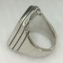 Крутое кольцо из нержавеющей стали 316L винтажное мужское кольцо с молнией