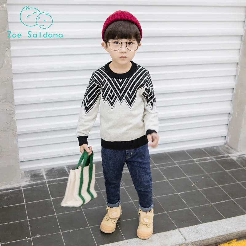 Boys Sweaters Children Clothing Baby Boys Christmas Knitted Sweater