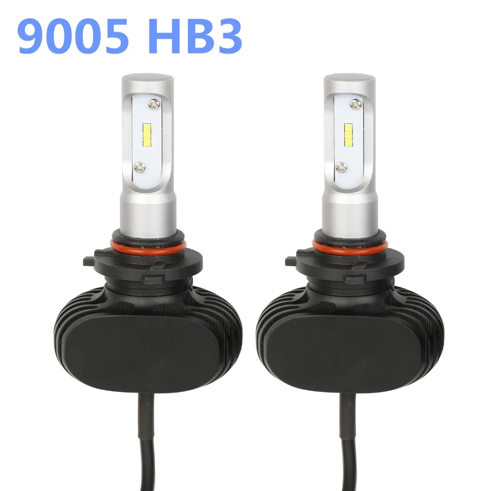 

9005 HB3 Led Headlight Single Beam Car Led Headllamp CSP Bulb 6500K 50W 8000LM Auto Light Lamp For PHILIPS Chip Automoveis Carro